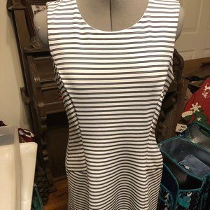 White house, black Market 'Black and White Stripped Dress, Size 6